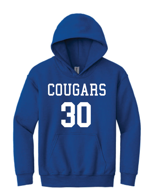 Dallin Hall Youth Royal Hoodie Jersey Style